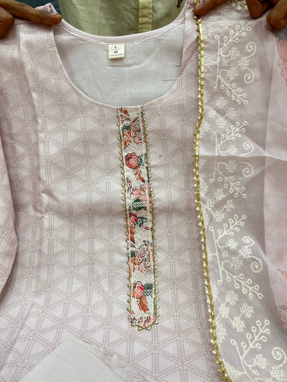 Beige Floral Designer Suit Set for Women | Festive Party Wear Unity Designer