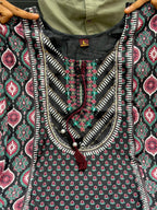 Black Stylish Co-Ord Set for Women | Designer Printed Kurti Palazzo Outfit Unity Designer