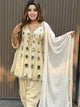 Premium Tissue Silk Anarkali Kurti Set with Dupatta