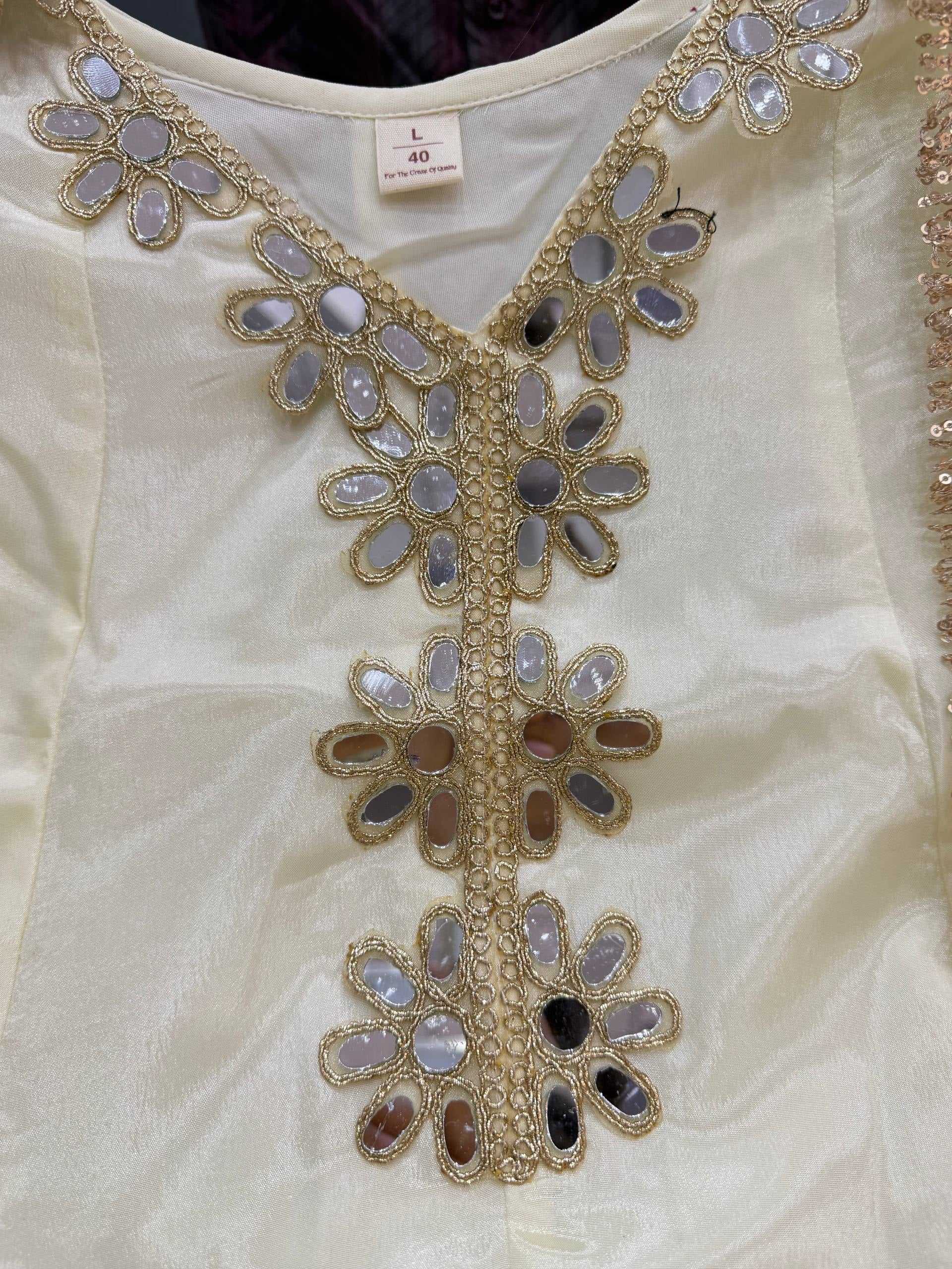 Premium Tissue Silk Anarkali Kurti Set with Dupatta