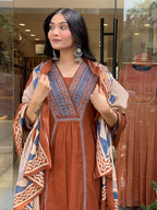 Pure Cotton Kurti Pant Dupatta Set for Women | Daily & Festive Wear (M-3XL)