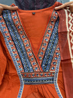 Pure Cotton Kurti Pant Dupatta Set for Women | Daily & Festive Wear (M-3XL)