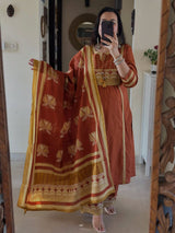 Premium Jaipuri Cotton Kurti Set with Dupatta & Palazzo | Festive & Daily Wear Suit Set
