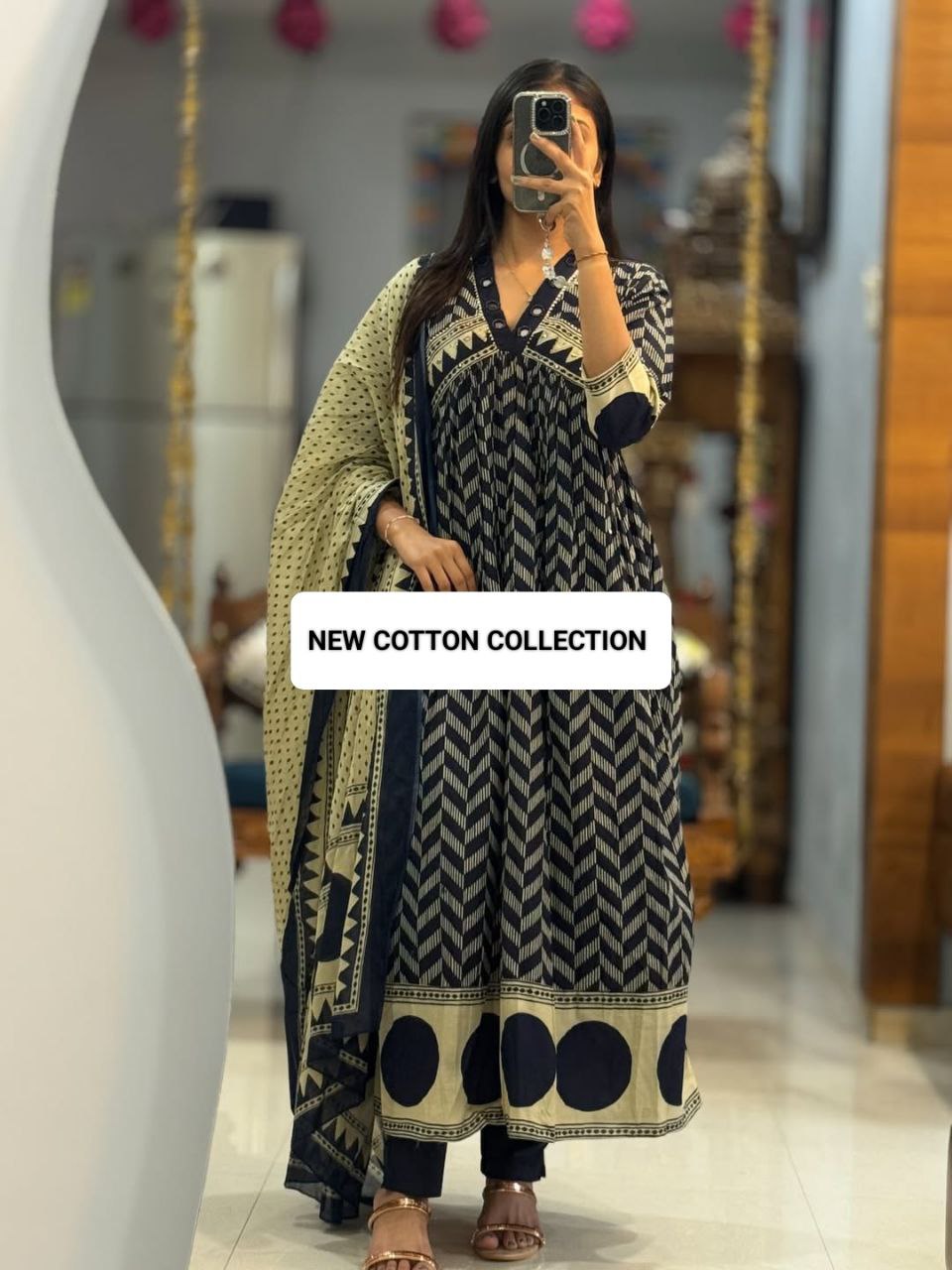 Pure Cotton Kurti Pant Dupatta Set for Women | Daily Wear Office Wear