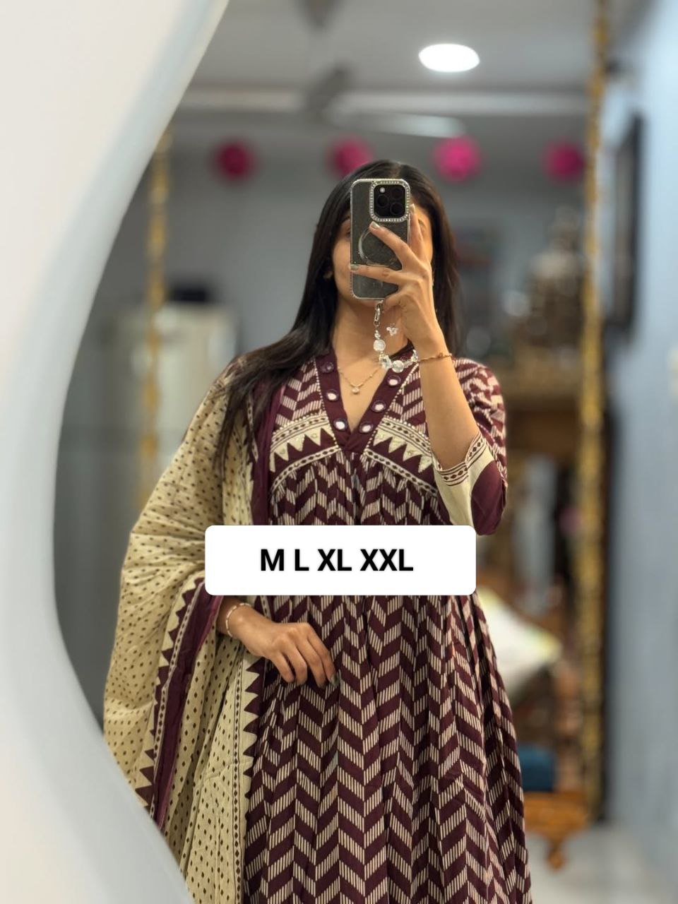 Pure Cotton Kurti Pant Dupatta Set for Women | Daily Wear Office Wear