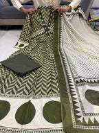 Pure Cotton Kurti Pant Dupatta Set for Women | Daily Wear Office Wear