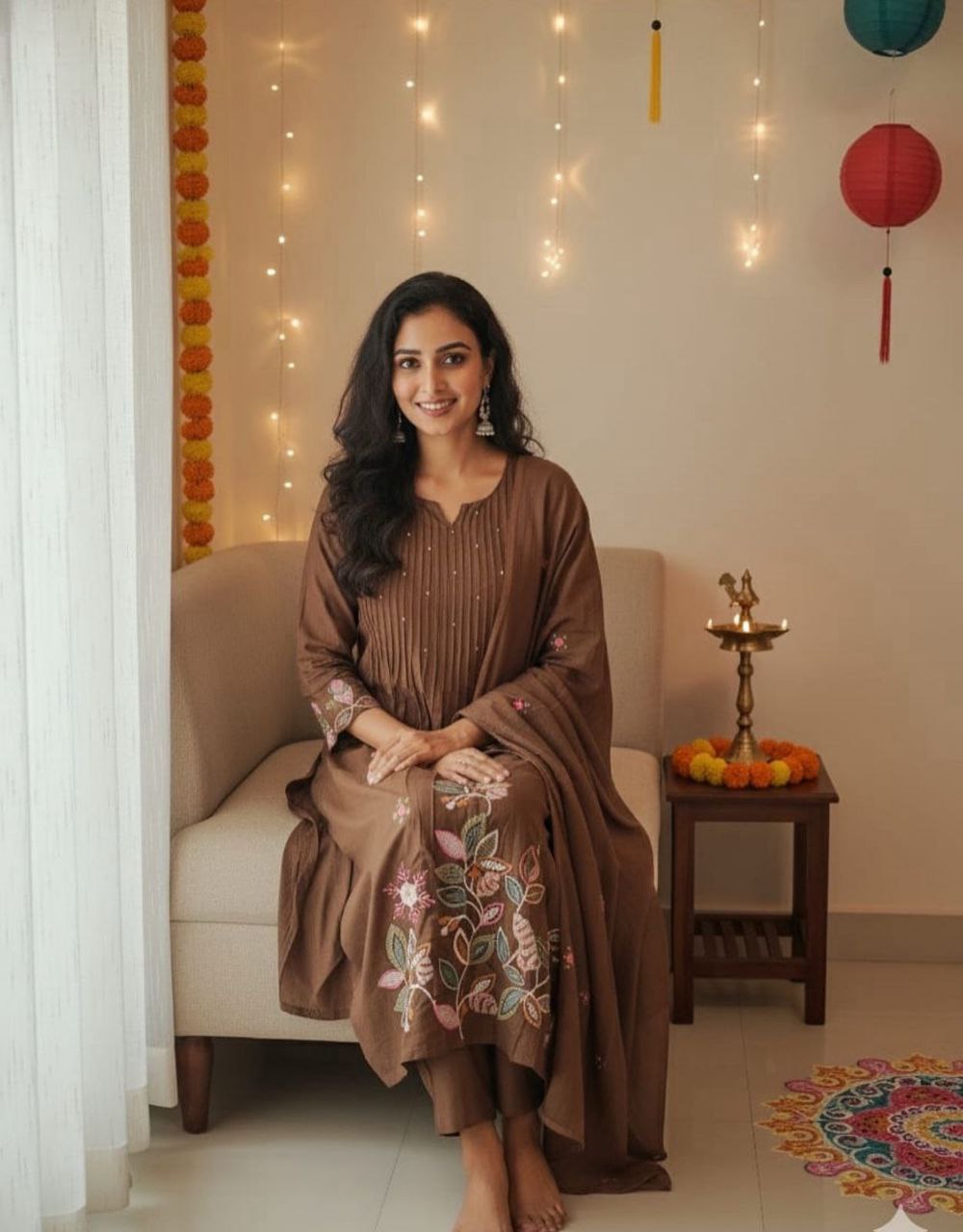 Pure Cotton Suit Set for Women with Dupatta | Festive Ethnic Wear 2026