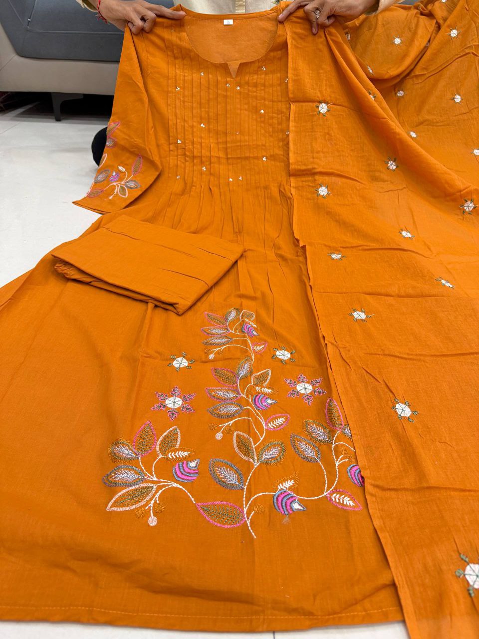 Pure Cotton Suit Set for Women with Dupatta | Festive Ethnic Wear 2026