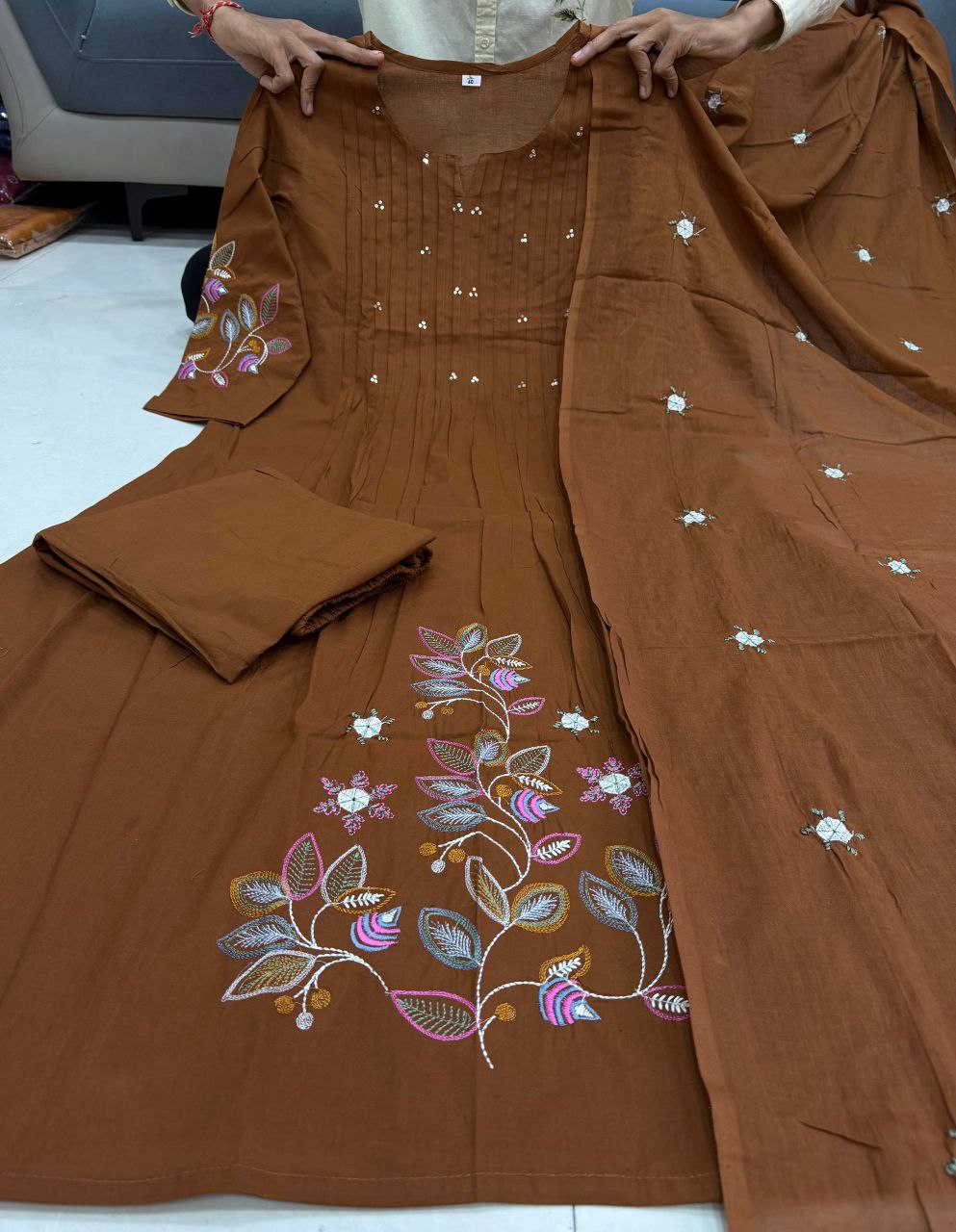 Pure Cotton Suit Set for Women with Dupatta | Festive Ethnic Wear 2026