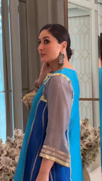 Blue Designer Kurti Pant Set for Women | Traditional Ethnic Outfit Unity Designer