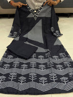 Pure Cotton Slub Kurti Pant Set for Women | Summer Daily Wear Cotton Suit Set